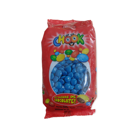 LENTEJA CHOCOLATE AZUL X500GR