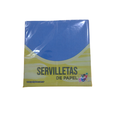 SERVILLETA AZUL X20